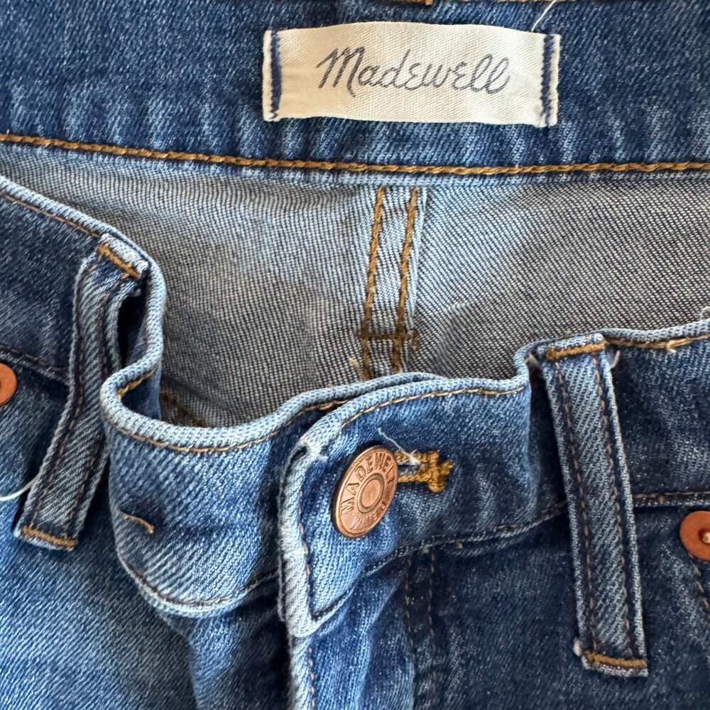 Madewell High-rise Denim Short Size 31 - Picture 2 of 4